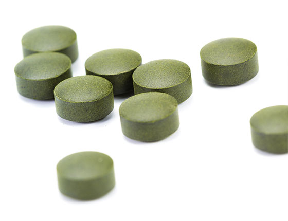 organic chlorella tablete
